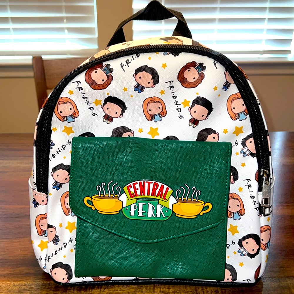 Warner Bros. Friends Central Perk Faux Leather 11" Mini Backpack